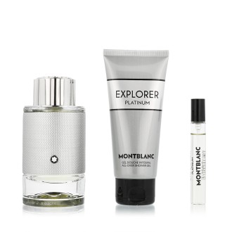 Montblanc Explorer Platinum EDP 100 ml + EDP MINI 7,5 ml + SG Körper und Haar 100 ml M