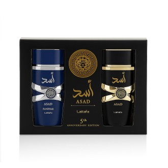 Lattafa Asad EDP Asad 100 ml + EDP Asad Sansibar 100 ml UNISEX